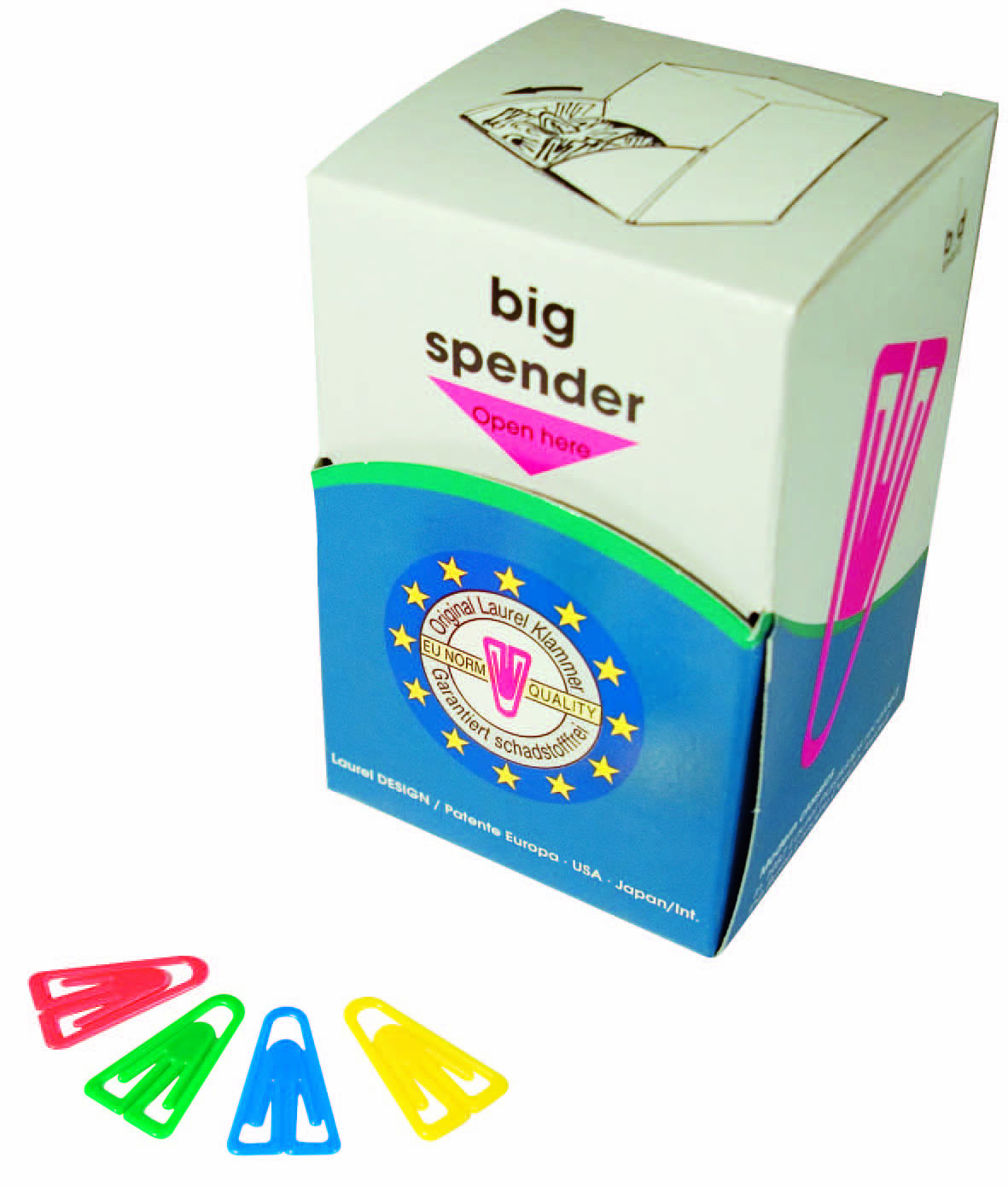 Büroklammer 25 mm, Packung (Inhalt: 500 Stk.) – Bild 5