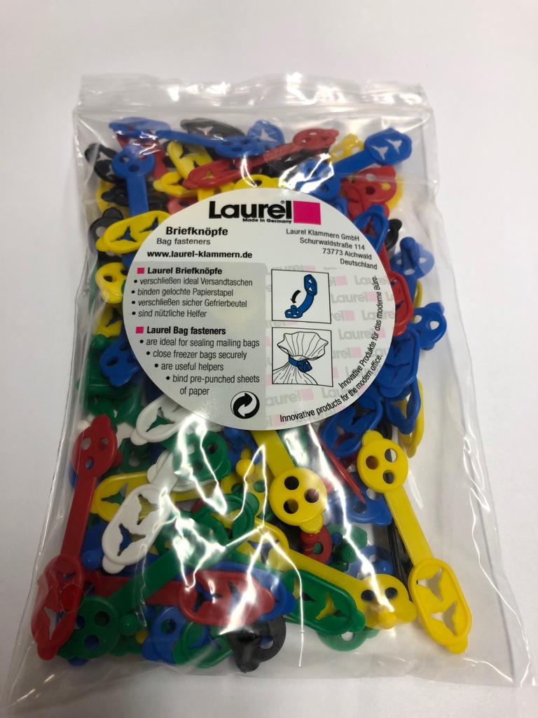 Briefknopf Duo 30/38 mm, Beutel (Inhalt: 100 Stk.) – Bild 5