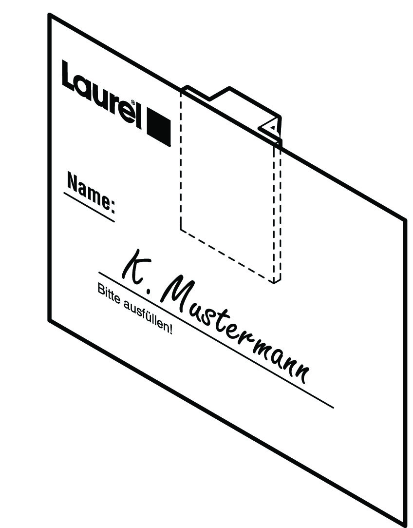 Halteklip Clip Tab, Beutel (Inhalt: 10 Stk.) – Bild 4